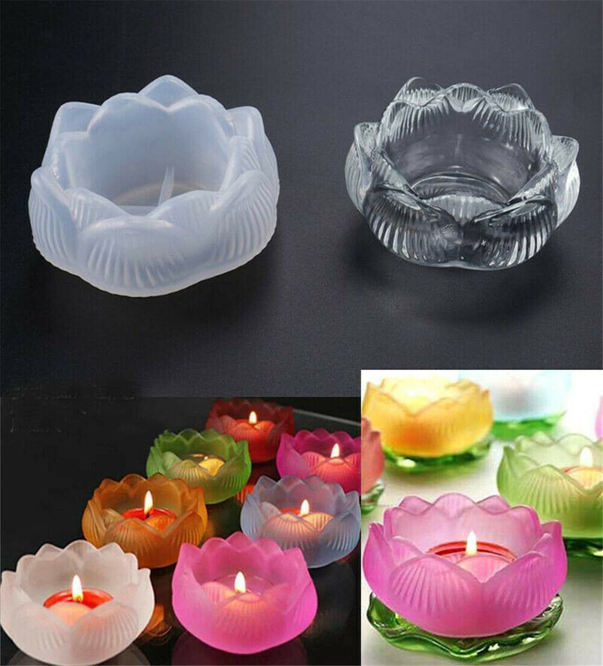 Tea Light Candle Holder Resin Mold Etsy