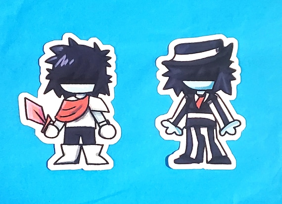 Kris & Mafia Kris - Deltarune Chapter 3 Stickers