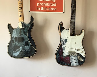 Guitarras personalizadas pintadas a mano