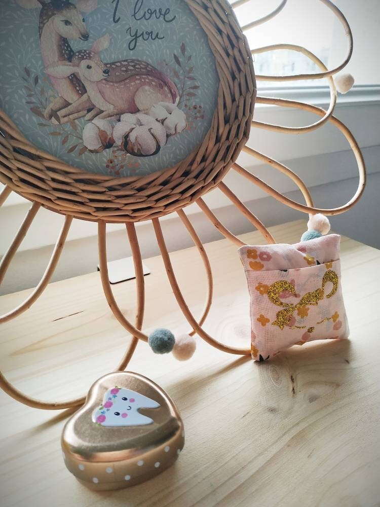 Coussin à Dent de Lait , Enfants Dents Lait