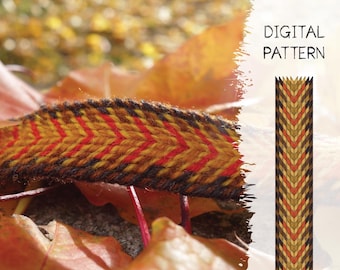 Tablet Weaving Pattern: Autumn Belt (PDF Download)