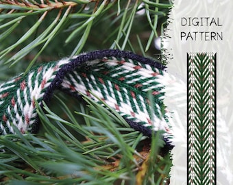 Tablet Weaving Pattern: Pine Belt (PDF Download)