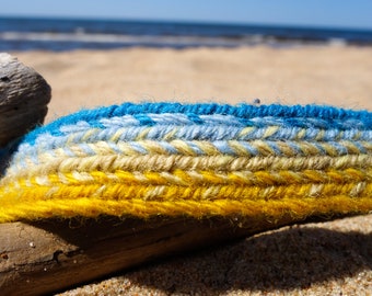 Tablet Weaving Kit: DIY Belt/Bookmark Craft - Seashore