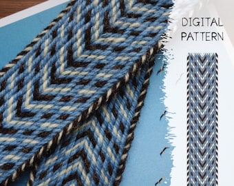 Tablet Weaving Pattern: Migratory Birds Belt (PDF Download)