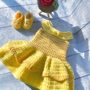 Knitted Princess Costume Belle - Etsy