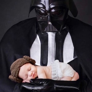 Princess Leia inspired photo prop/costume. Newborn only! Fast shipping!