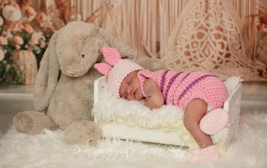 Conjunto de bebé de crochet inspirado en Disfraz de Winnie the  Talla única para recién ¡Envío rápido! España