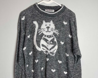 cat sweater etsy
