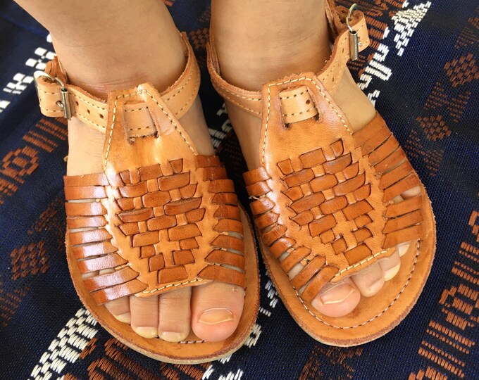 mexican huaraches for baby girl