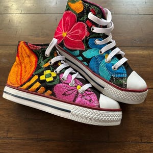 SIZE 12US  Kids  Mexican embroidered shoes