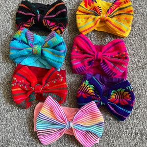 Mexican Baby and toddler headband bow One Size