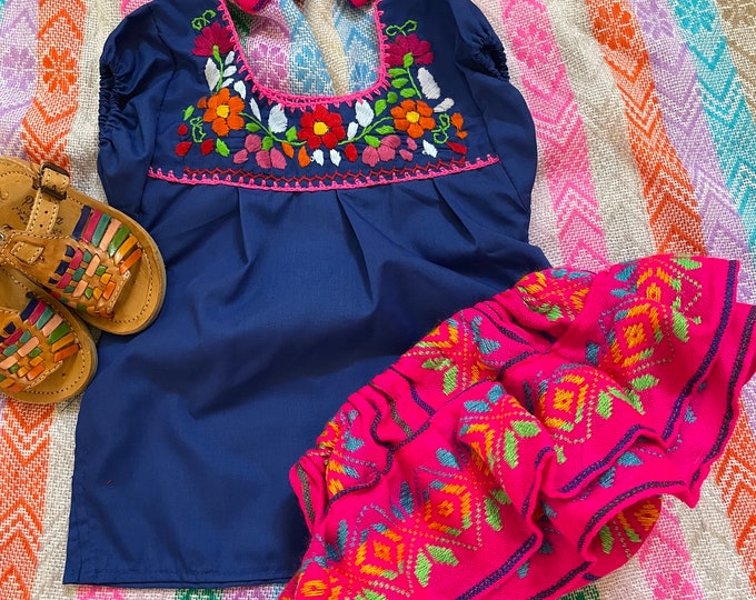 Size 1 and 2 years old baby and toddler outfits 5 de Mayo - Mexican Birthday clothing
