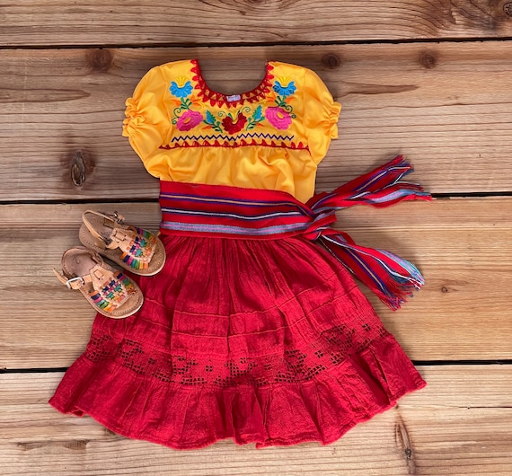 Kids Mexican Outfits Frida Kahlo Custom Coco Birthday - Etsy UK