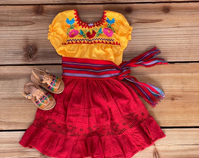 Kids Mexican Outfits- Frida Kahlo Custom - Coco Birthday Outfit- 5 de Mayo outfit