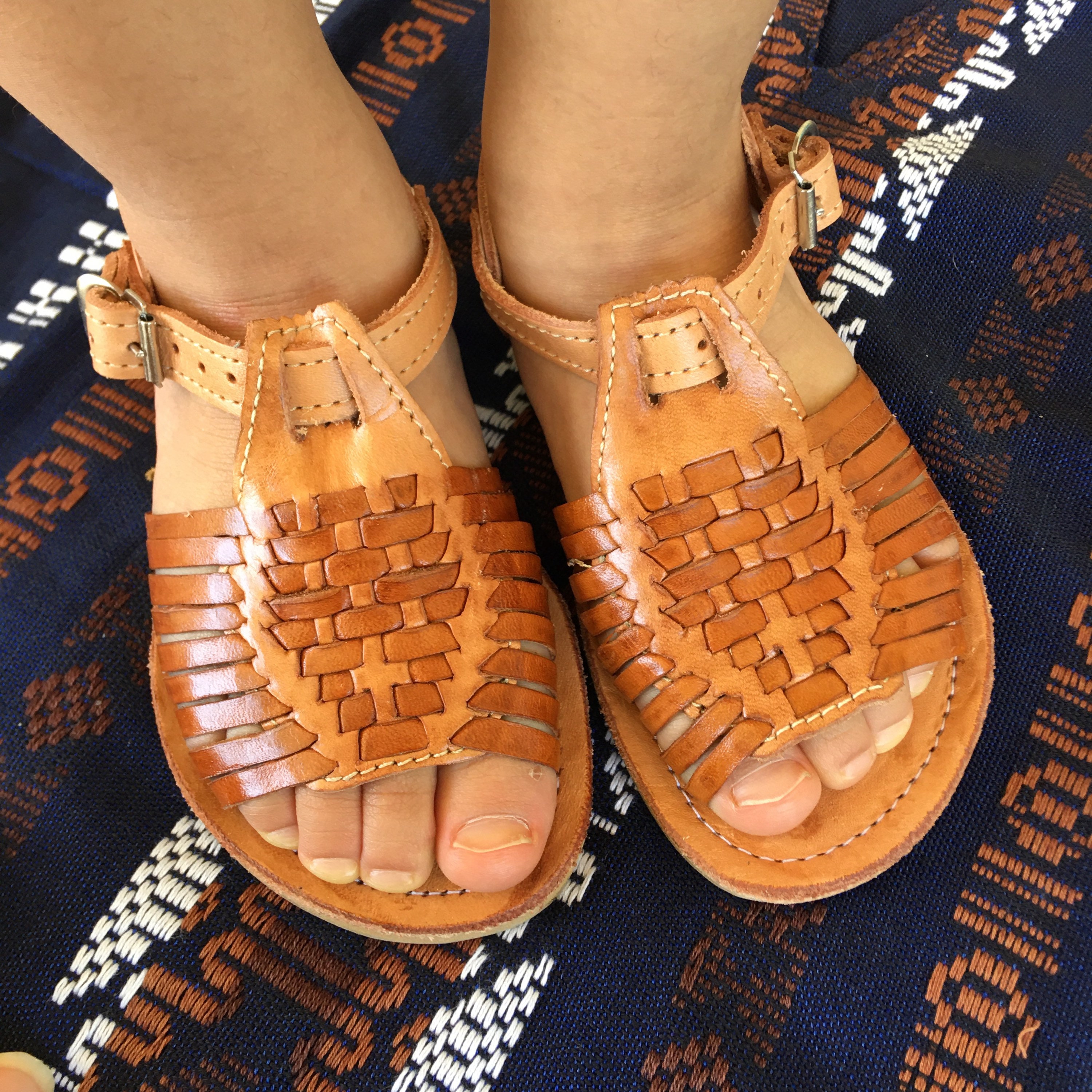 SALE ! UNISEX Boys and babies and girls Mexican Huaraches Authentic ...