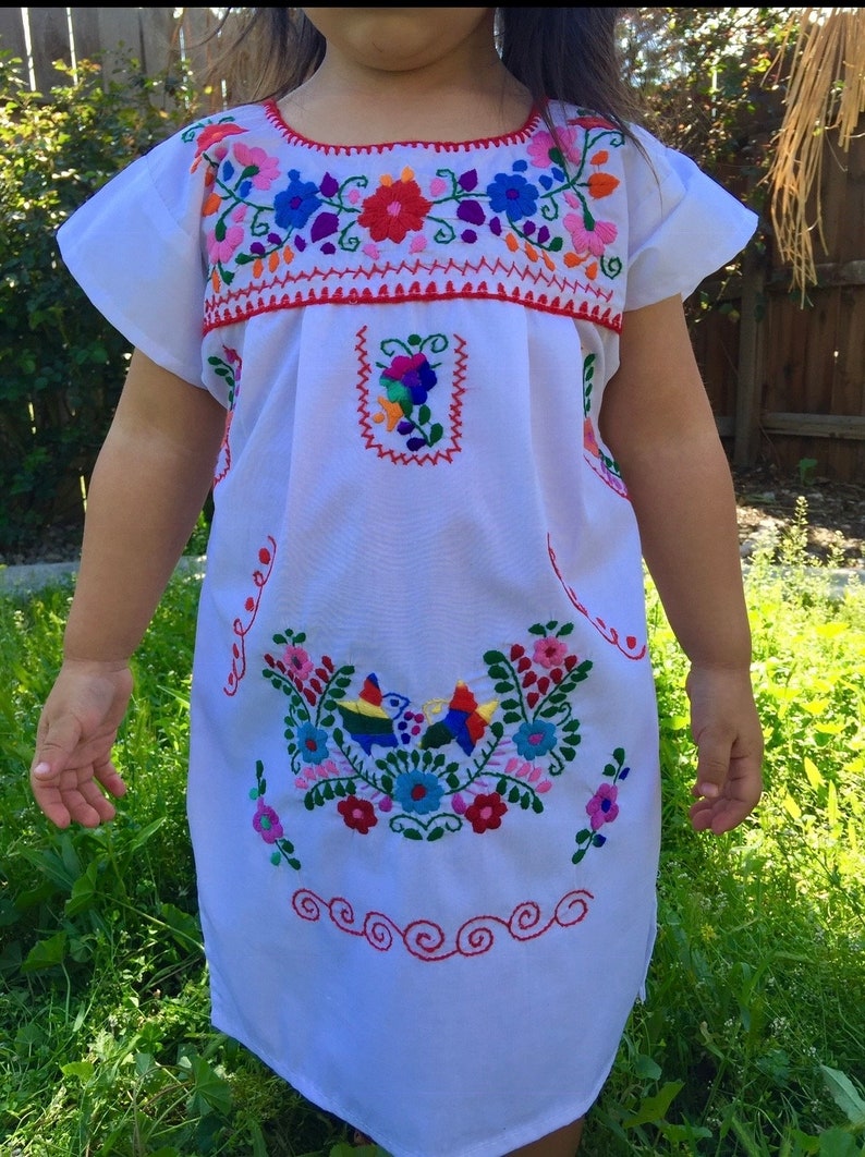 Kids dresses Baby-Toddler-Girl Mexican Dresses image 3