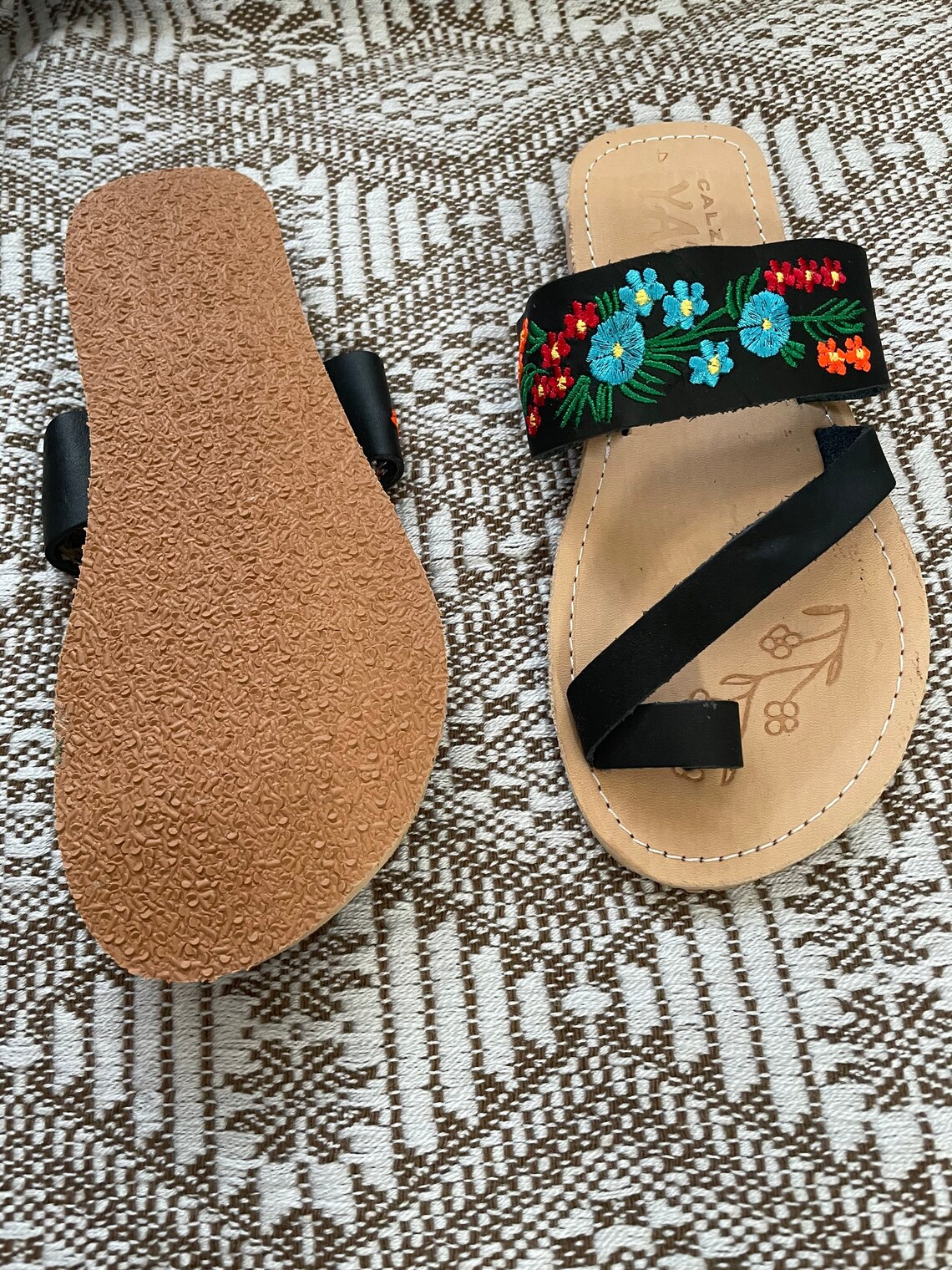 mexican leather sandals for women