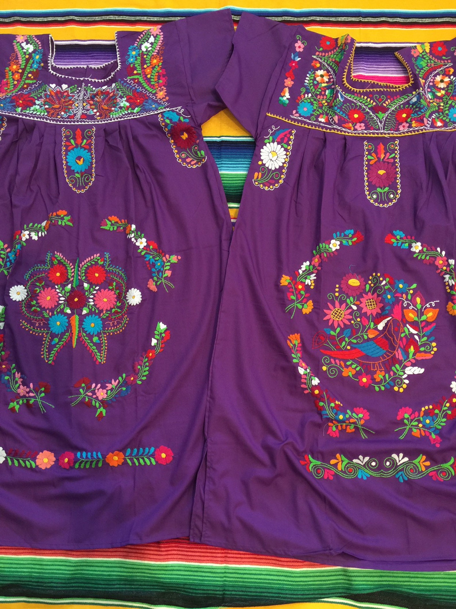 Sizes S-M-L-XL-2XL-3XL 4XL-5XL Mexican Long Dresses mexicans - Etsy