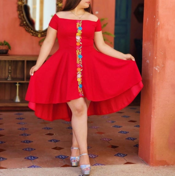 Size Extra Large Mexican Embroidered dress
