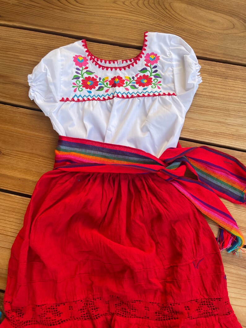 Kids Mexican Outfits Tradicional Mexican Clothing for Little Etsy