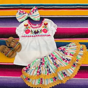 Baby and toddler Mexican outfits- 5 de Mayo Outfit- Birthday- Fiesta clothing