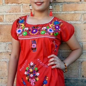 SALE !! All Sizes Mexican Blouses Embroidered
