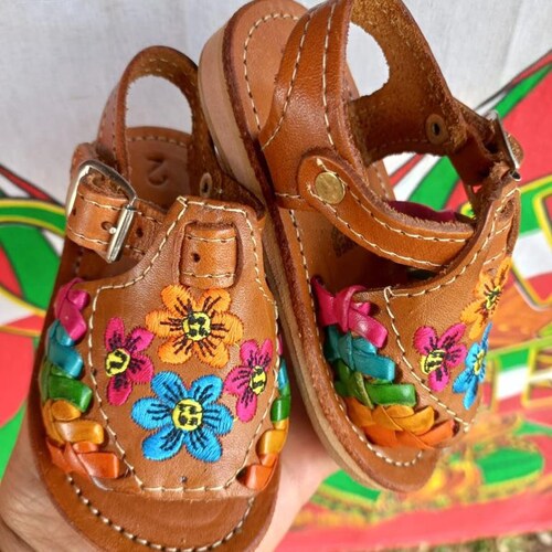 huaraches mexicanos para niñas