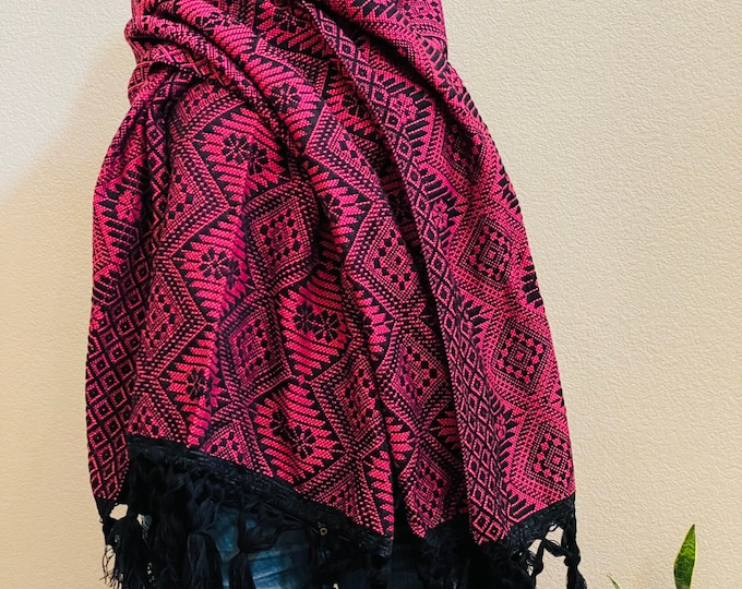Mexican Rebozo One Size Cozy shawl Mexican throw