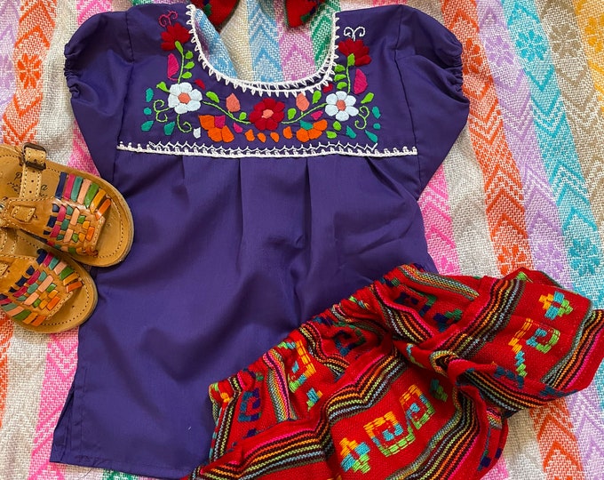 Size 1 and 2 years old baby and toddler Mexican outfits 5 de Mayo outfits