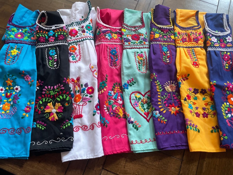 Kids dresses Baby-Toddler-Girl Mexican Dresses image 2