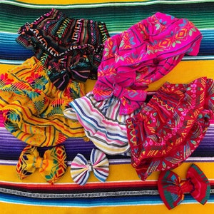 Mexican baby and toddler bloomer with  BOW CLIP  Fiesta - Coco - 5 de Mayo bloomer