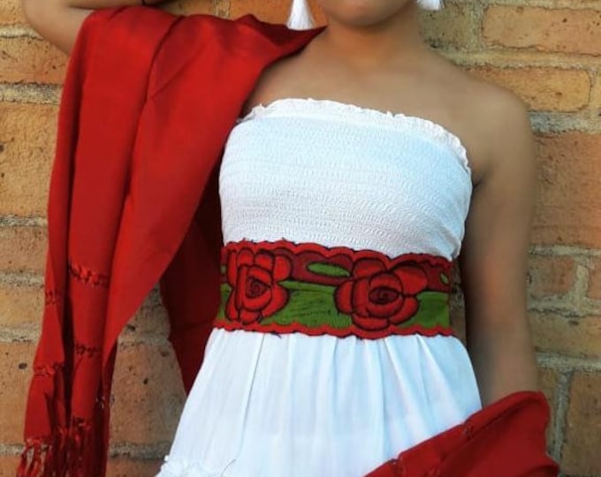 Embroidered Floral Mexican belts ONE SIZE