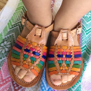 mexican huaraches for baby girl