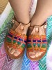 Baby and toddlers girls  Mexican leather huaraches Mexican Footwear Kids Mexican shoes 