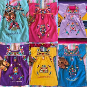 Robes pour enfants Robes mexicaines pour bébé-bambin-fille