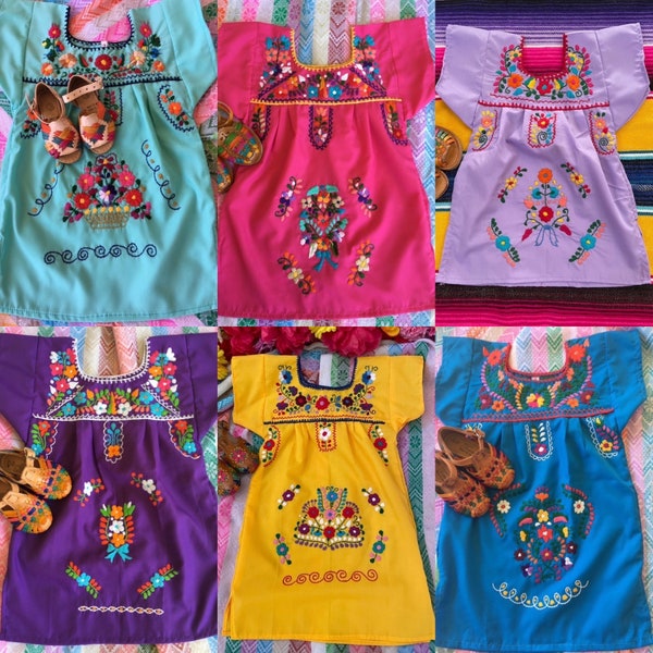 Kids dresses Baby-Toddler-Girl Mexican Dresses