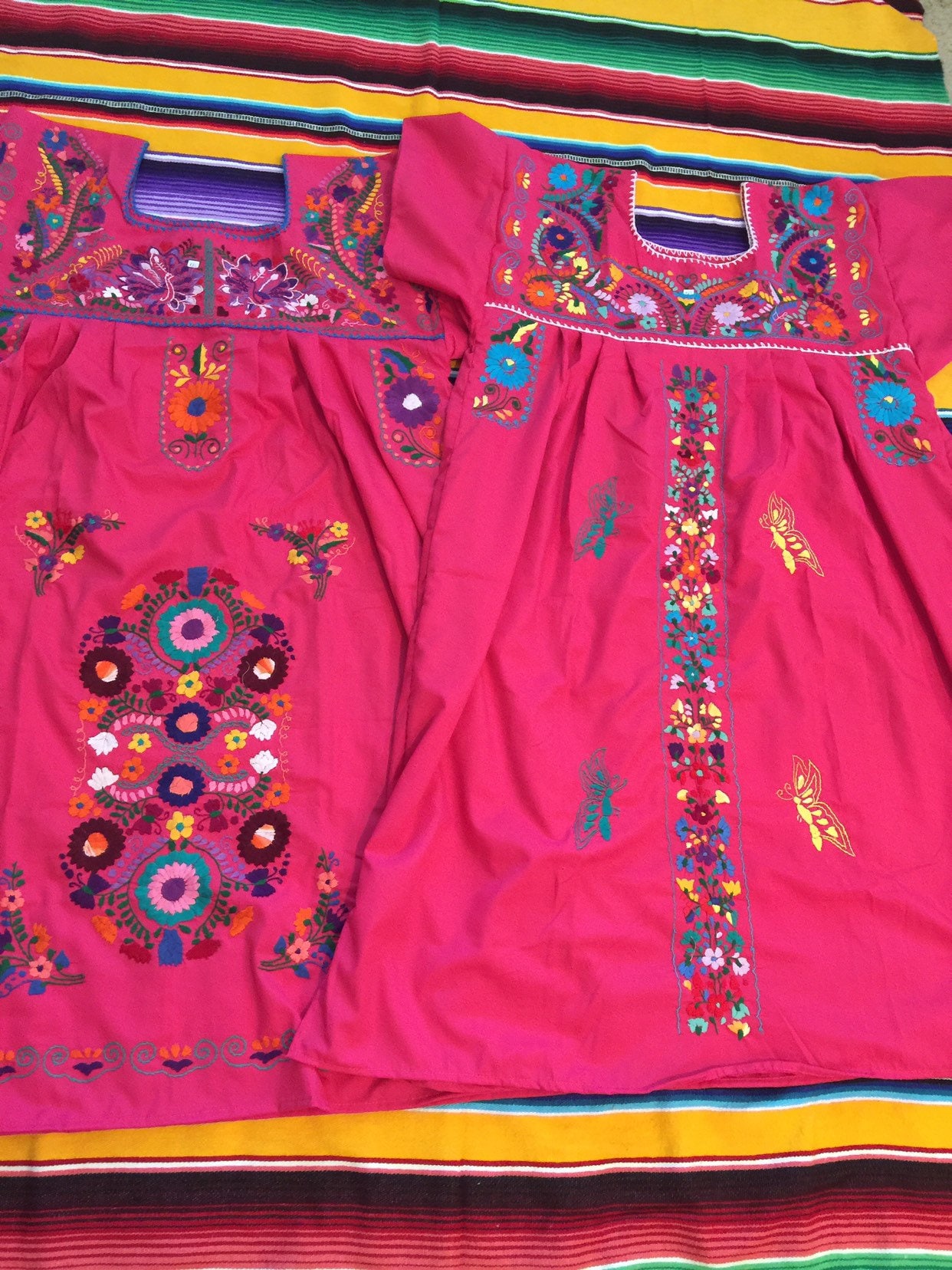 Sizes S-M-L-XL-2XL-3XL- 4XL-5XL Mexican long dresses -Mexicans