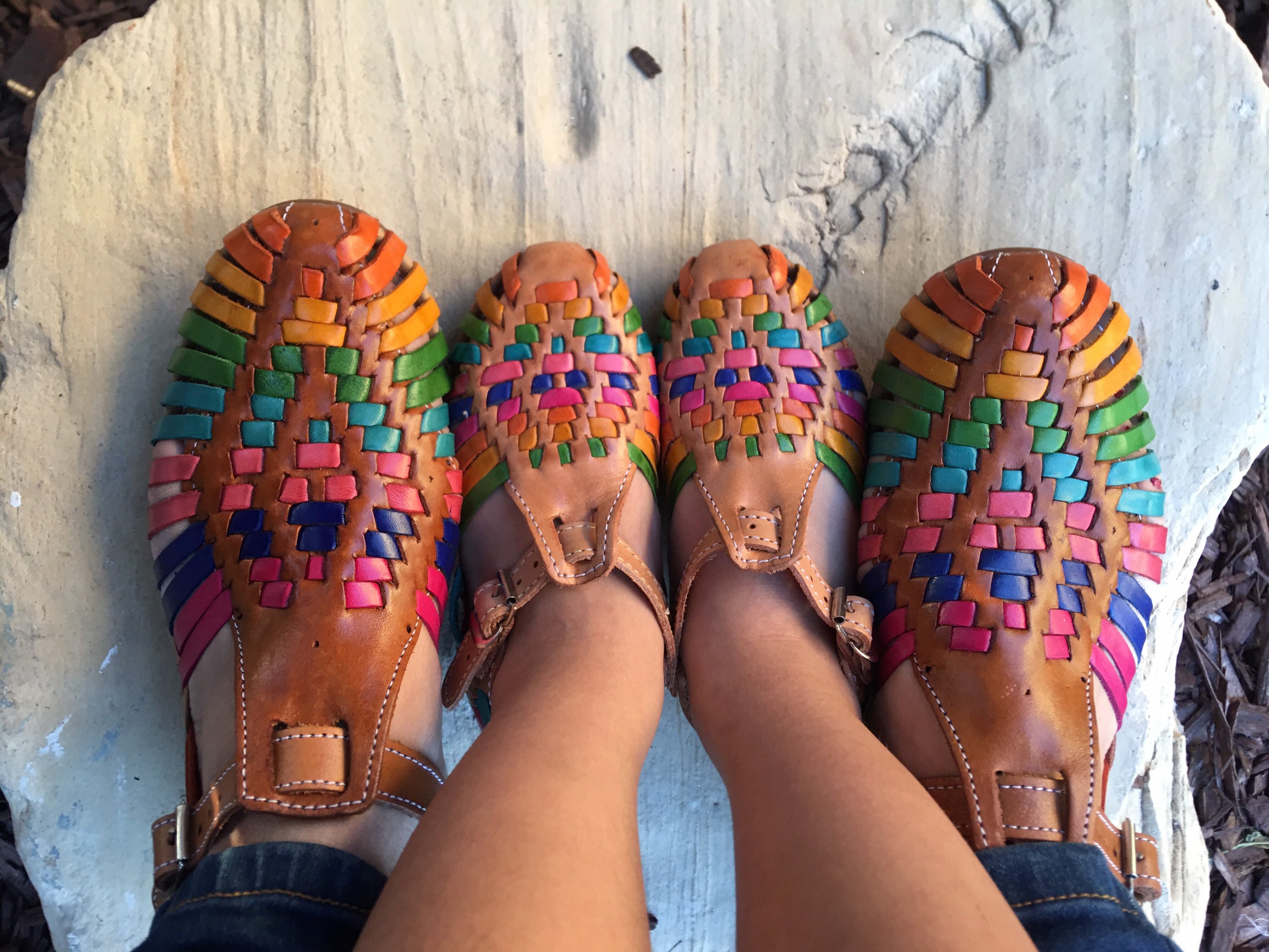 KIDS Mexican Leather Huaraches- Sizes 4-5-6-7-8-9 -10-11-12-13 US sizes ...