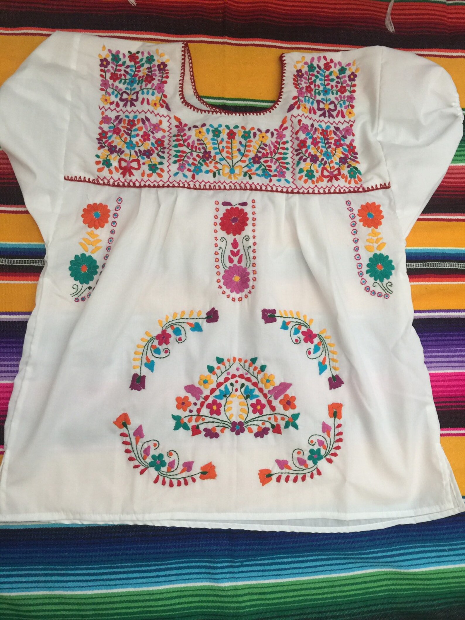All Sizes S-M-L-XL-1XL-2XL-3XL-4XL Mexican Embroidered Mexican - Etsy