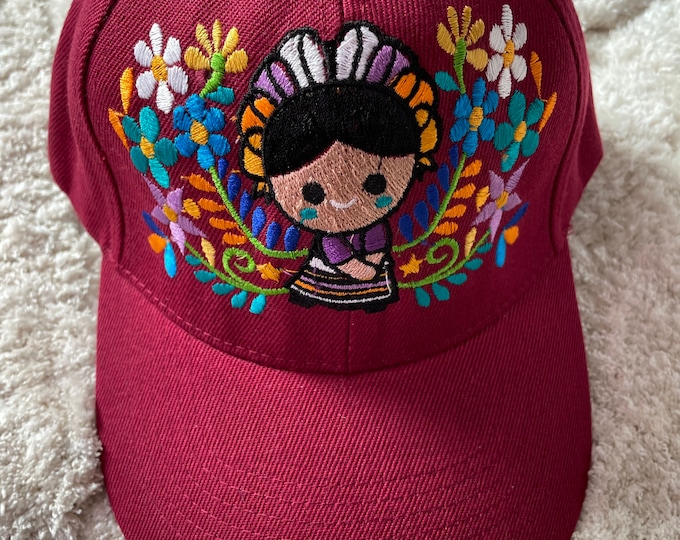 Mexican embroidered hat One Size Adjustable hat