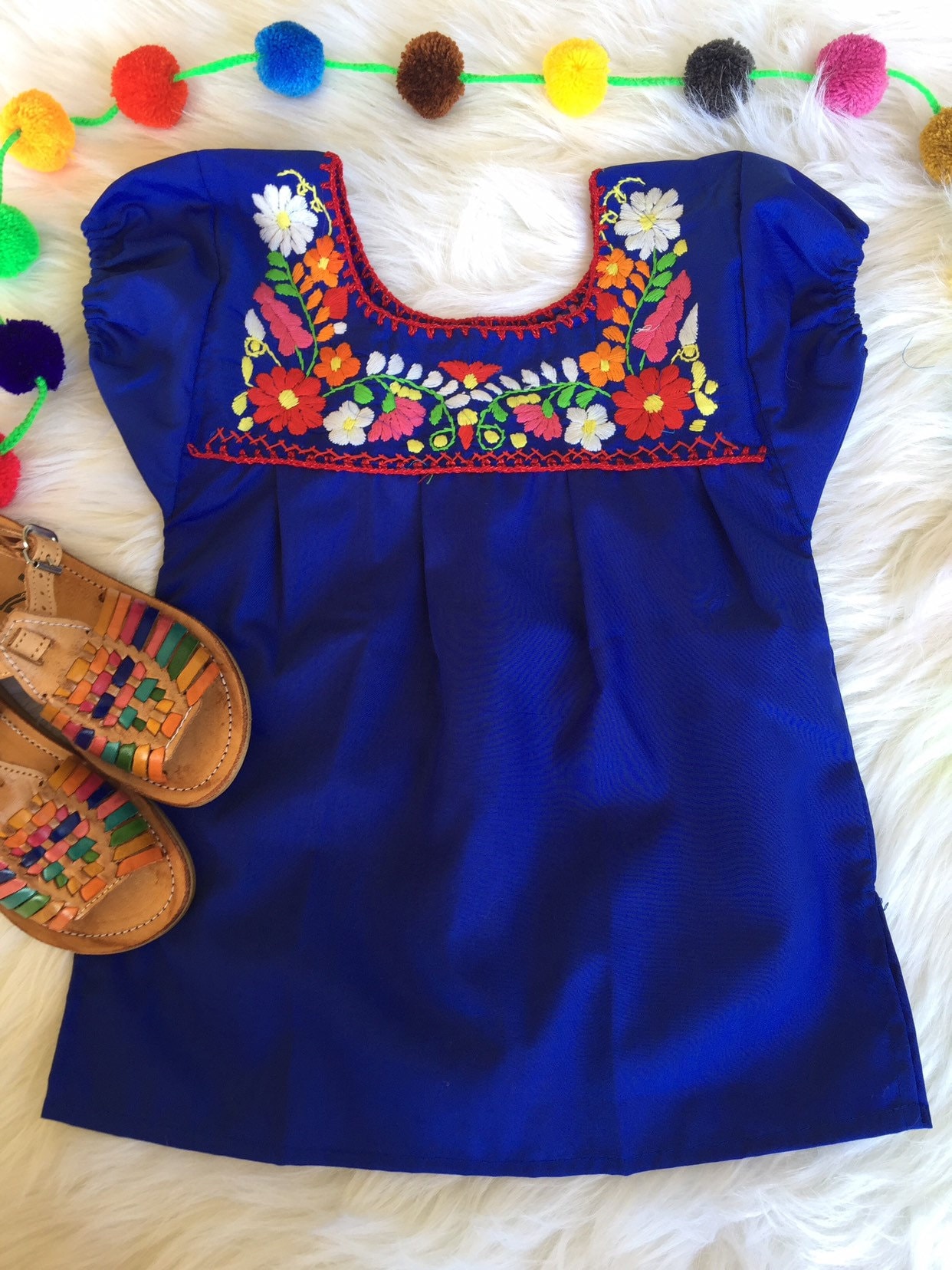 Mexican blouses for clearance girls