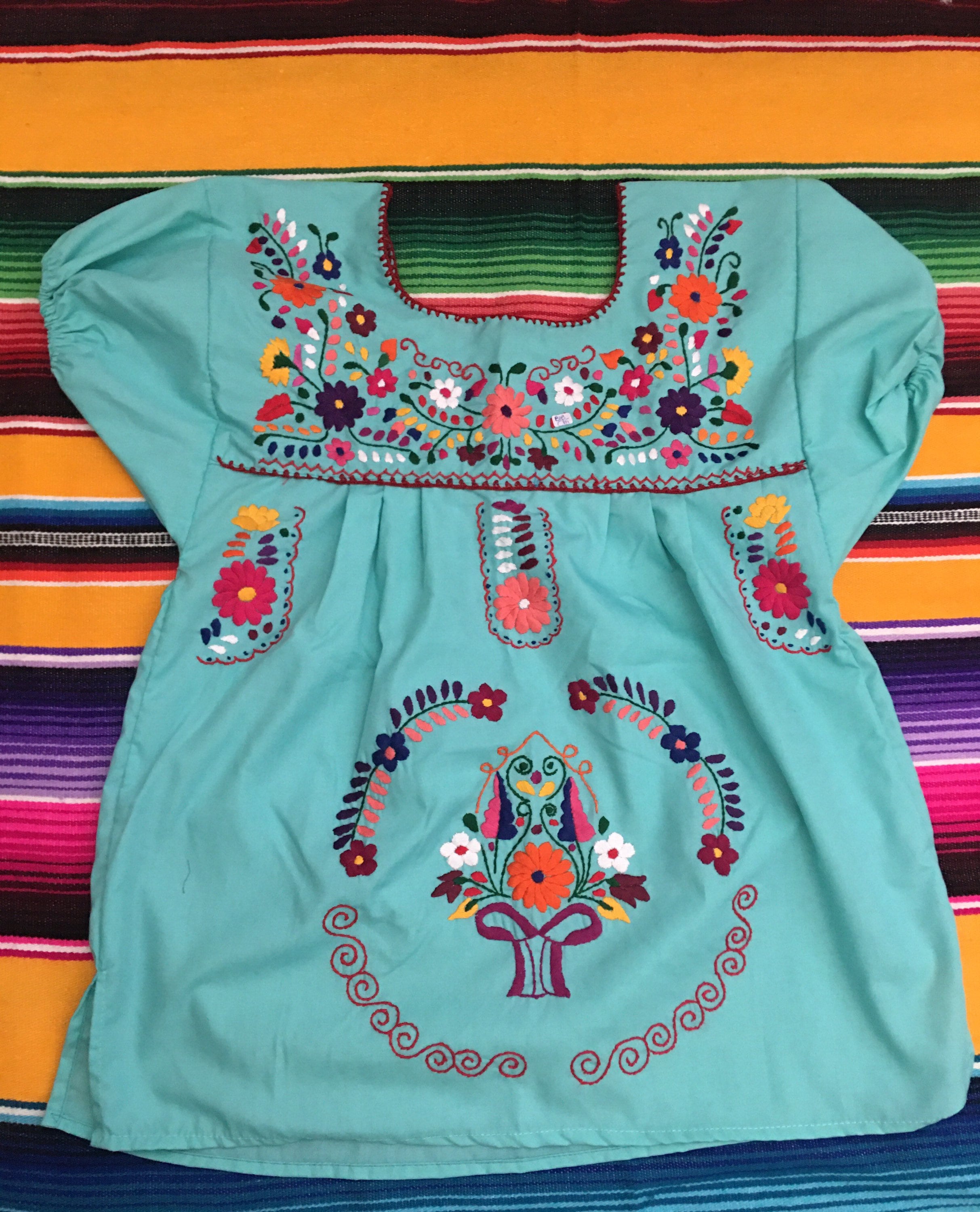 All Sizes Mexican Blouses Embroidered