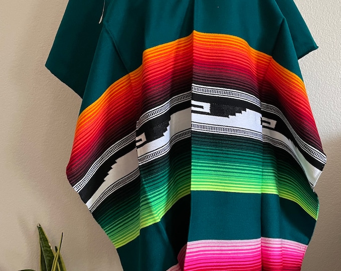 ONE SIZE -UNISEX Mexican poncho - Mexican Gaban
