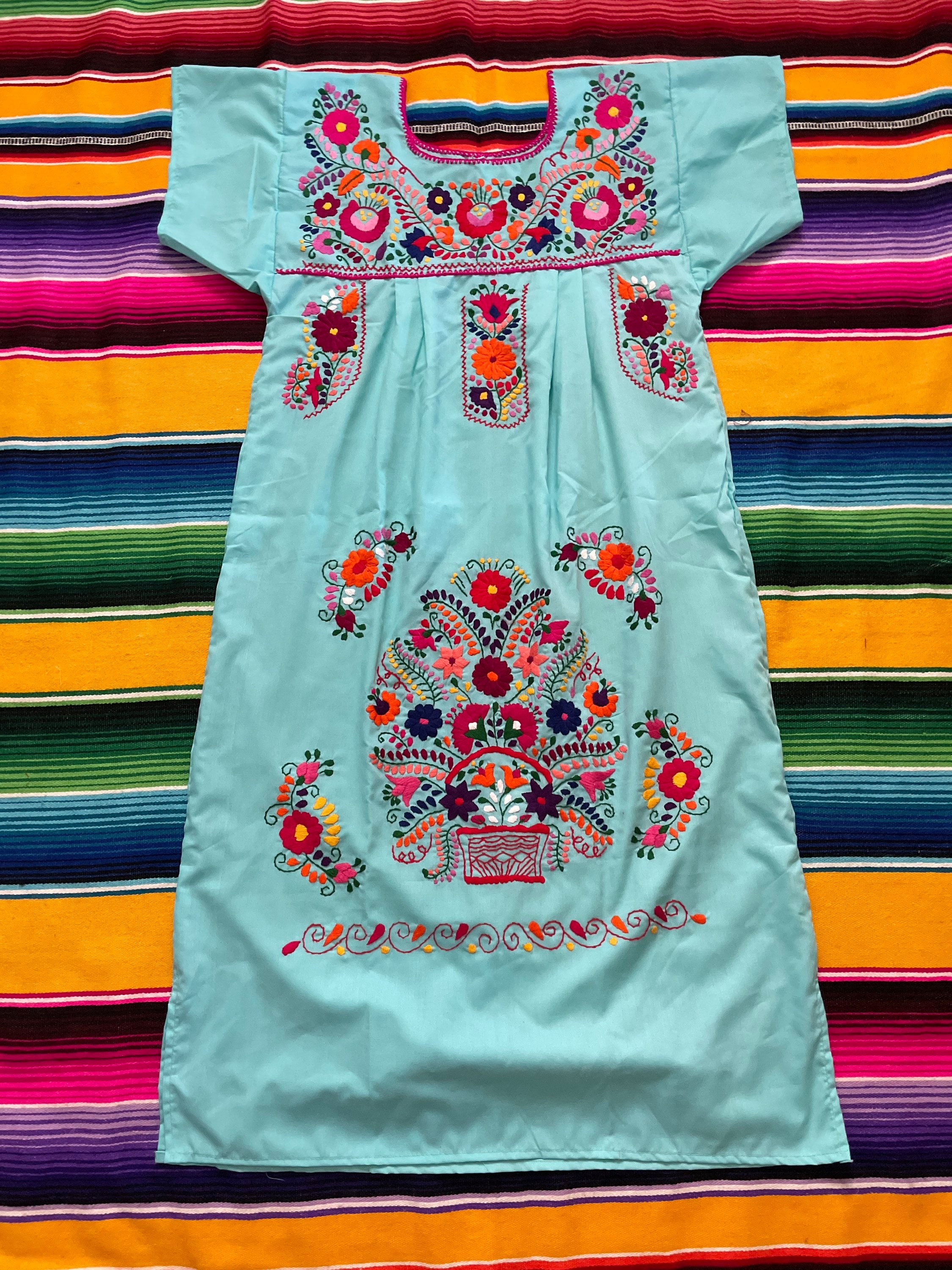 Sizes SMLXL2XL3XL 4XL5XL Mexican long dresses Mexicans Tunic