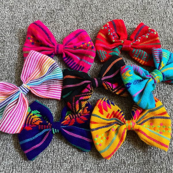 Bow Clip Mexican bows for baby - toddlers and girls