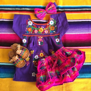 Baby and toddler Mexican baby outfit