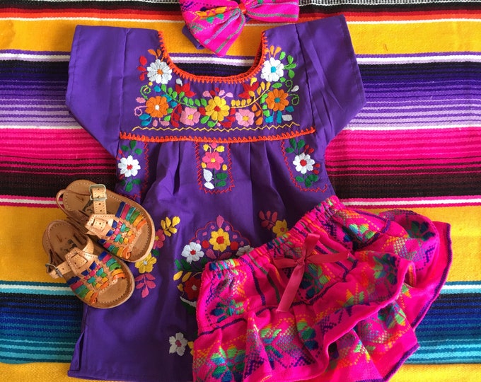 Baby and toddler Mexican baby outfit