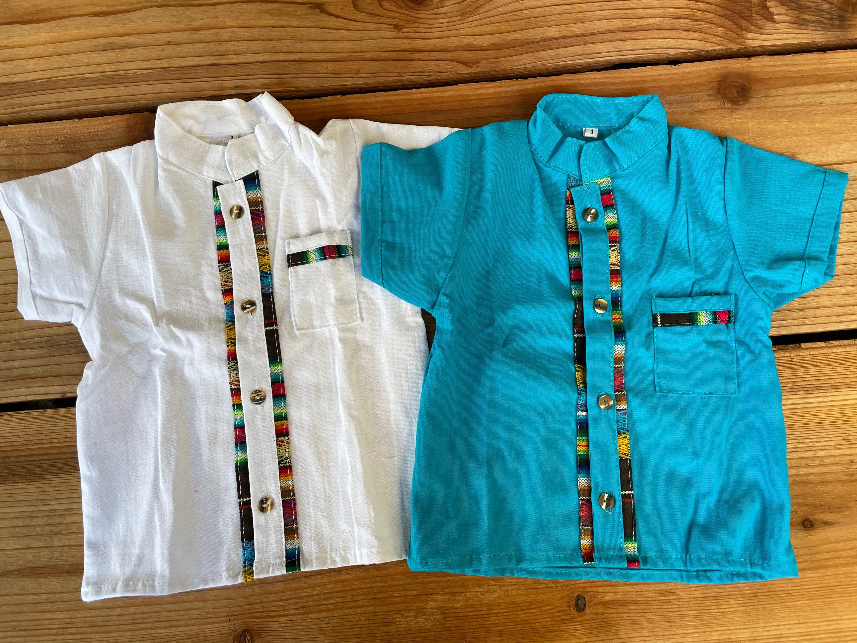 Baby ToddlerBoy Mexican shirts / Mexican Guayaberas