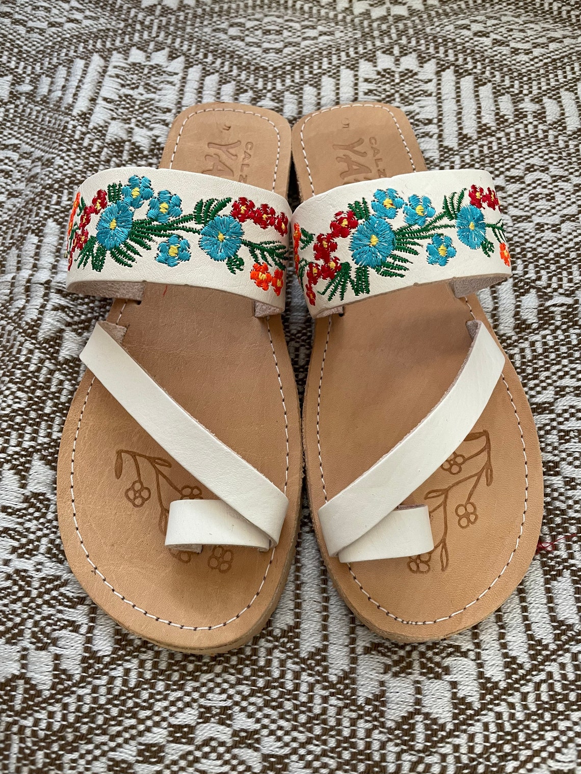 mexican leather sandals for women