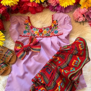 6-9 months Mexican baby outfits- Mexican baby huaraches  not included